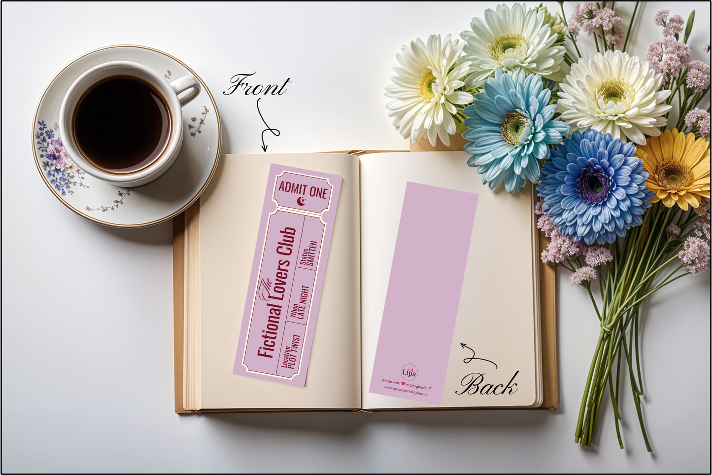 Vintage Ticket Bookmark