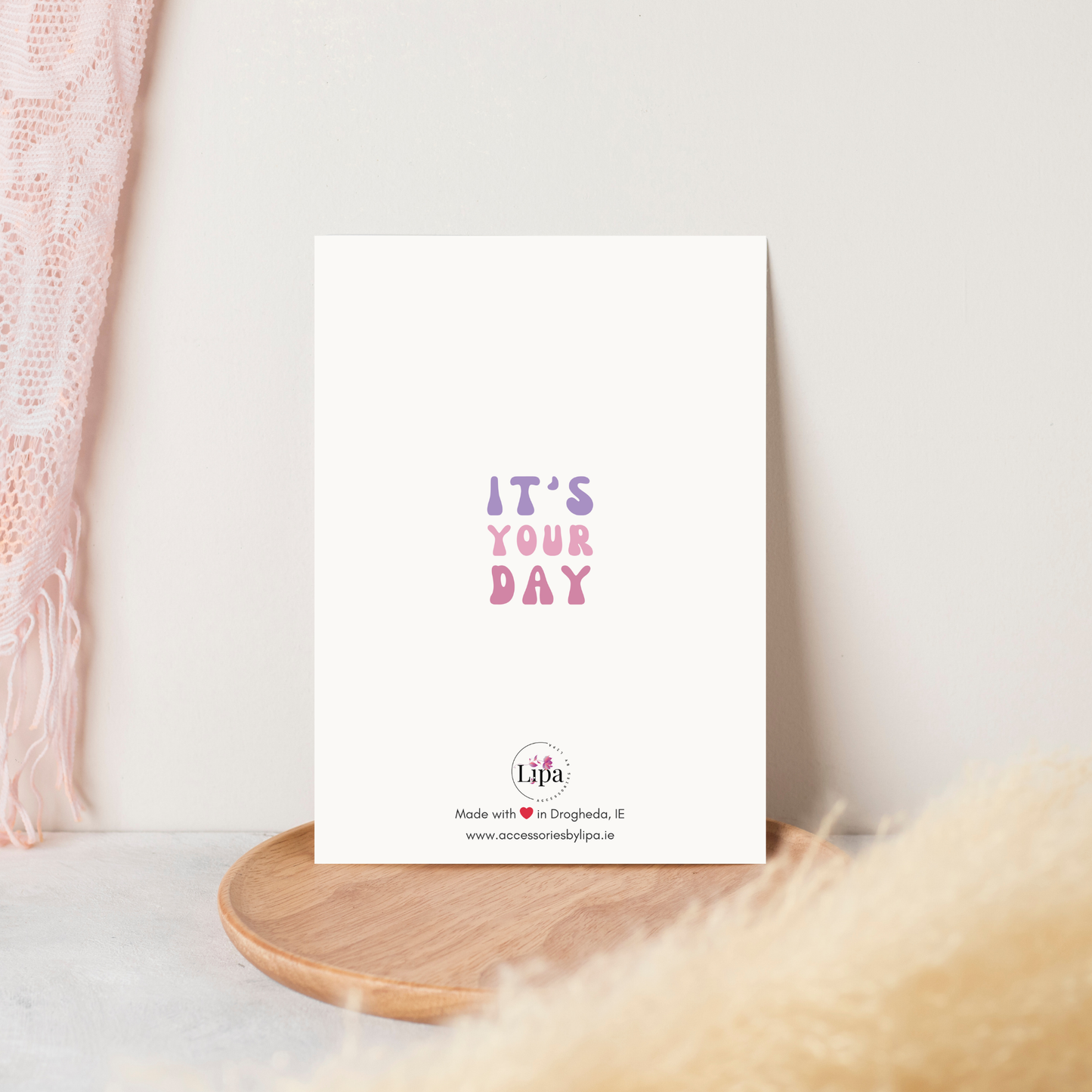You're Bright, Inspired, Creative – Uplifting Gradient Wordplay Greeting Card