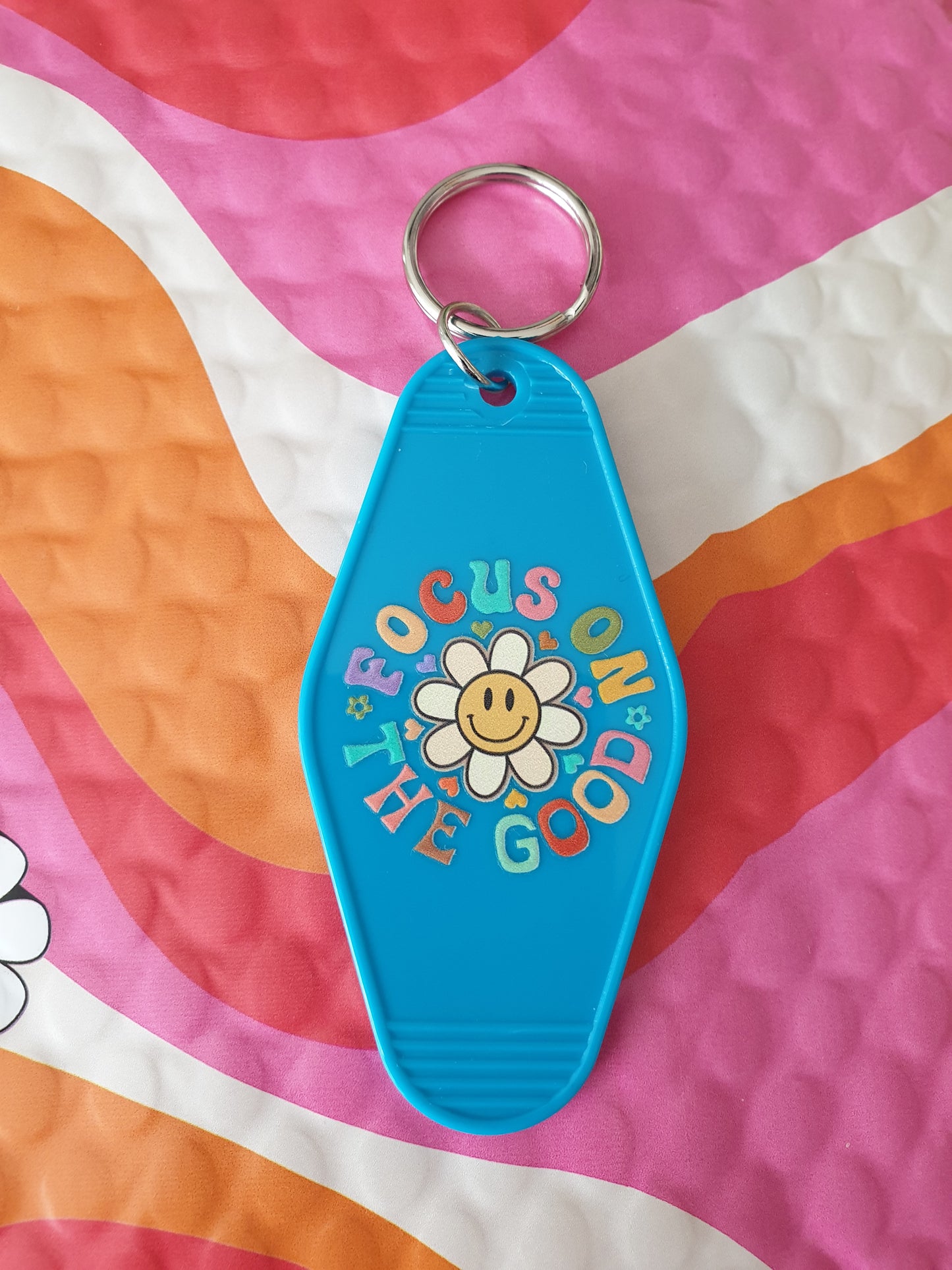 Fun & Motivational Motel Keychain