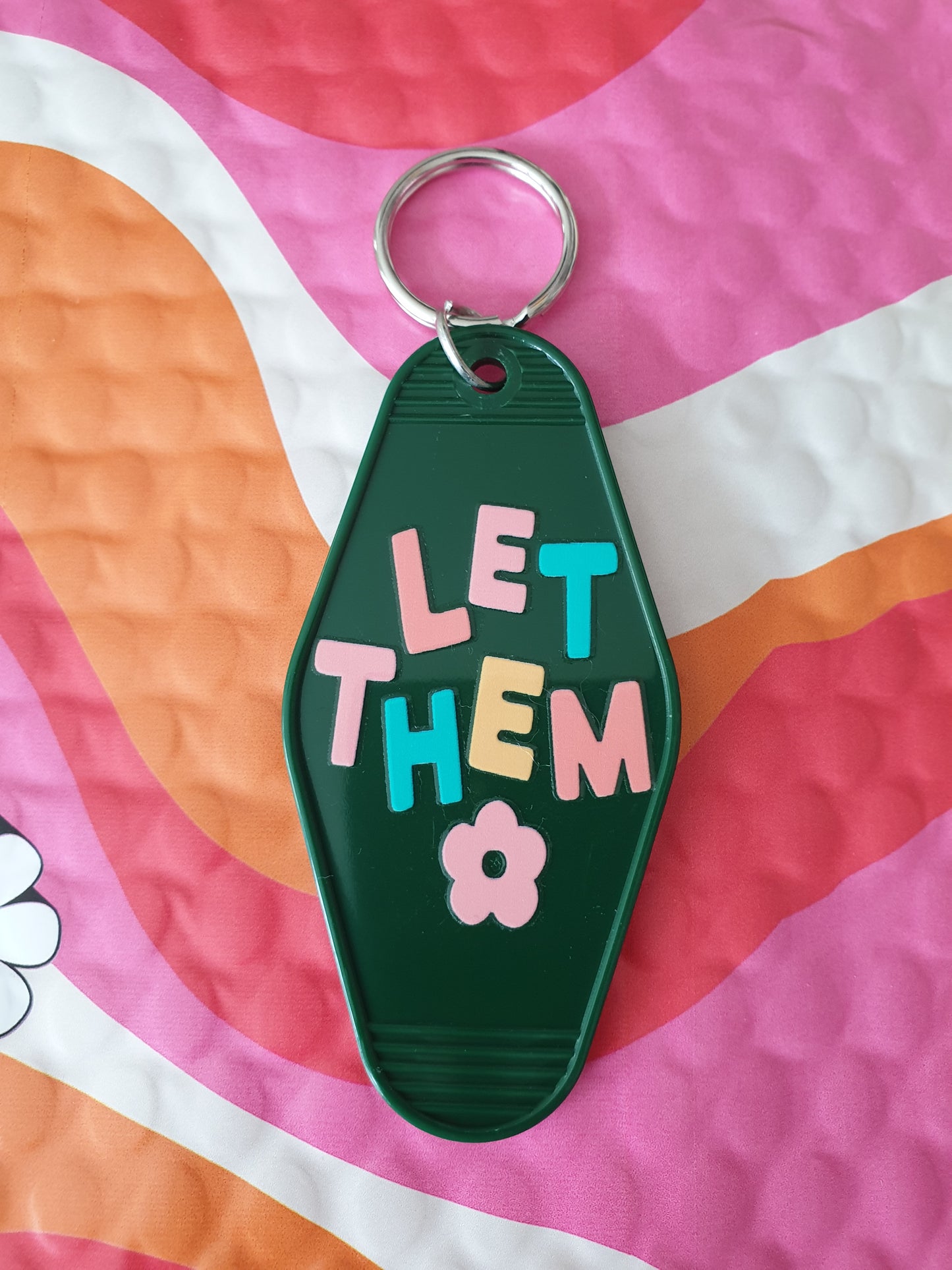 Fun & Motivational Motel Keychain
