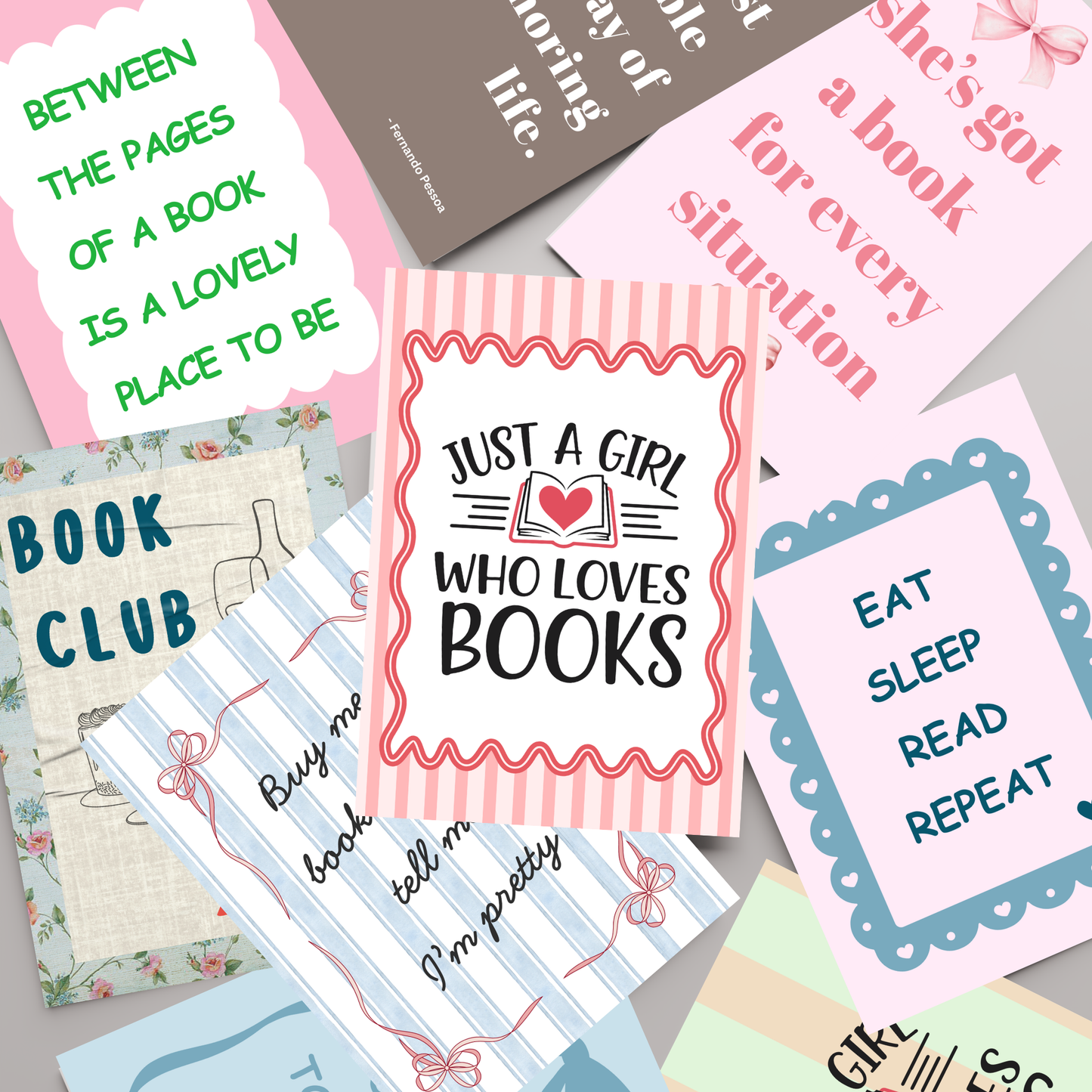 Bookish Print