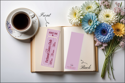 Vintage Ticket Bookmark