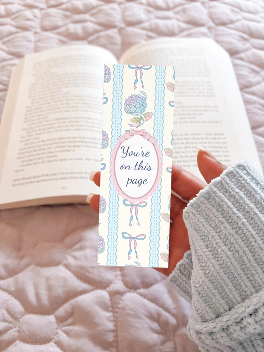 Coquette Aesthetic Bookmark