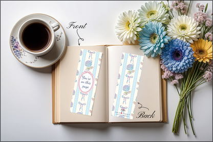 Coquette Aesthetic Bookmark