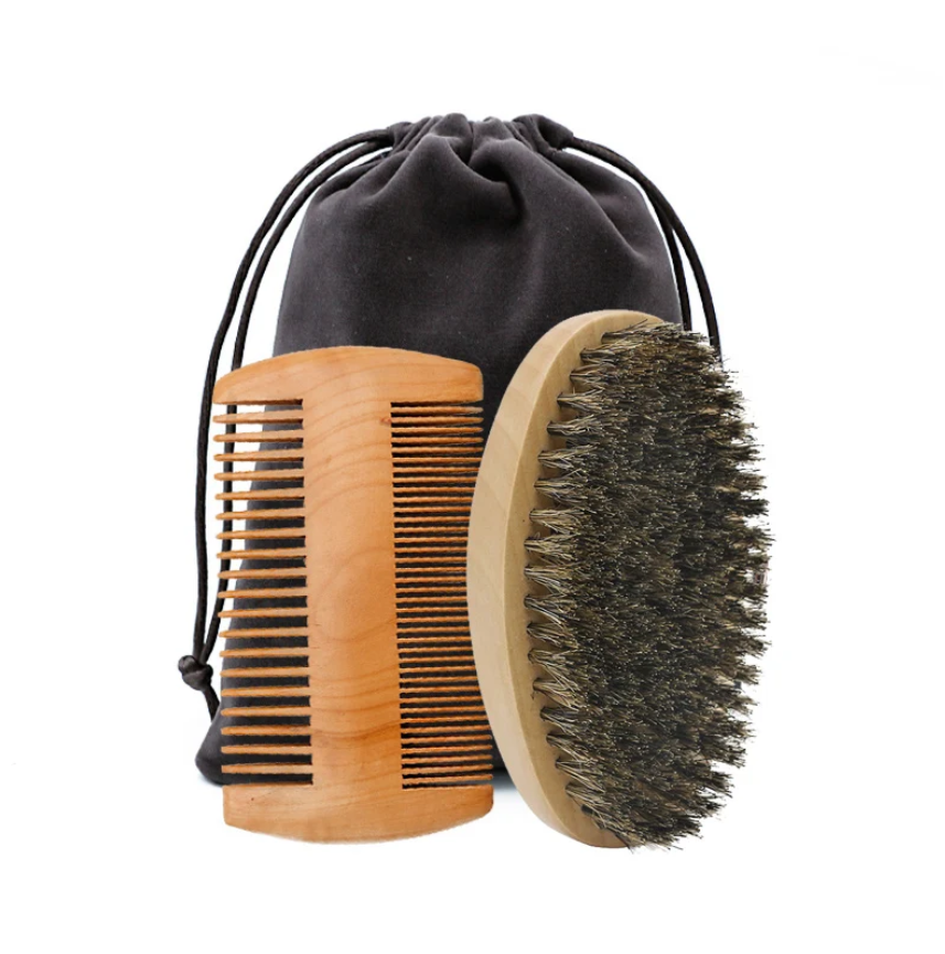 Beard Brush & Comb Kit