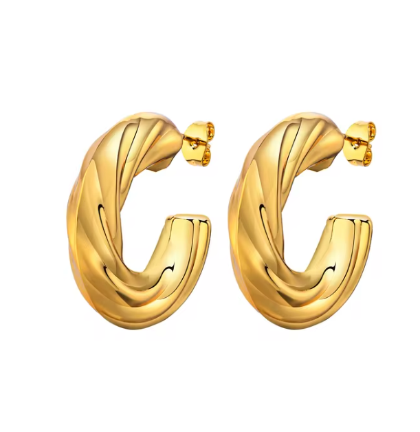 Stud Hoop Earrings
