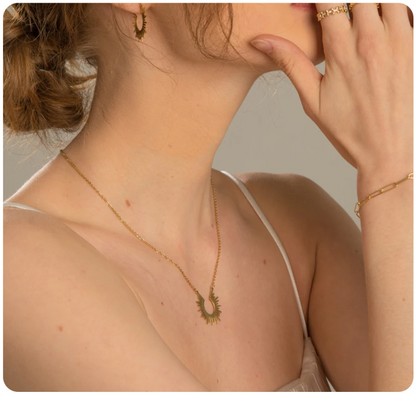Geometric Spiked Necklace