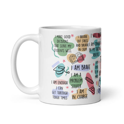Teacher Daily Affirmations Mug