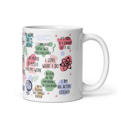 Teacher Daily Affirmations Mug